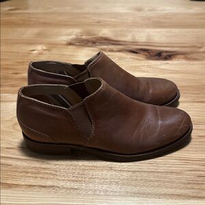L.L. Bean Chestnut Leather Slip-On Loafers